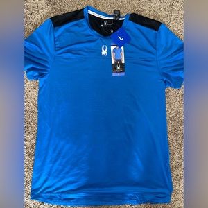 Men’s Active Short Sleeve Tee Shirt BLUE.
